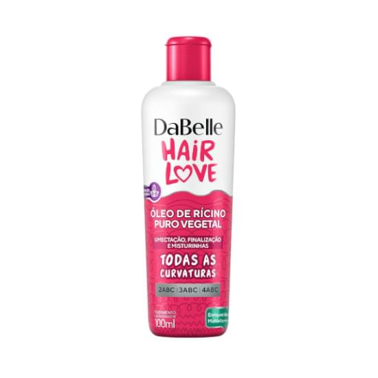 Imagem de Dabelle hair love óleo capilar de rícino puro vegetal 100ml