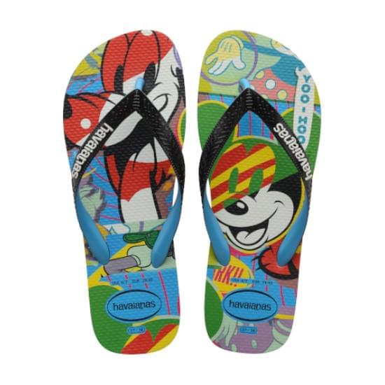 Imagem de Sandália havaianas masculina disney stylish branco/turquesa 35/36