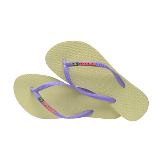 Imagem de Sandália havaianas feminina slim brasil lima 41/42