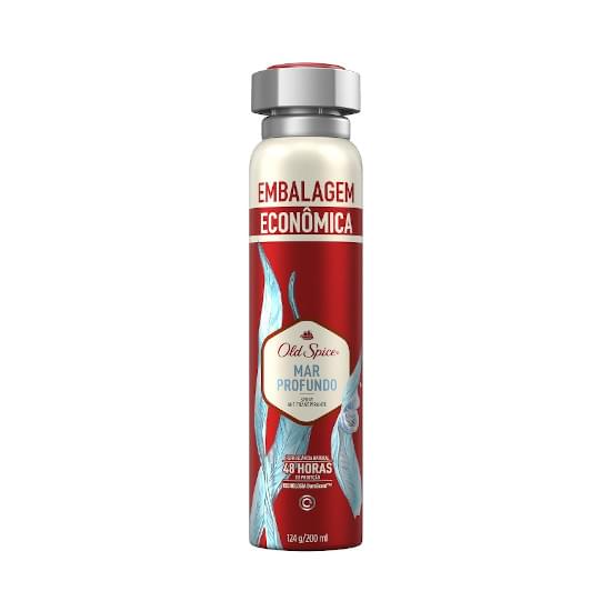 Imagem de Desodorante aerosol masculino old spice mar profundo 124g