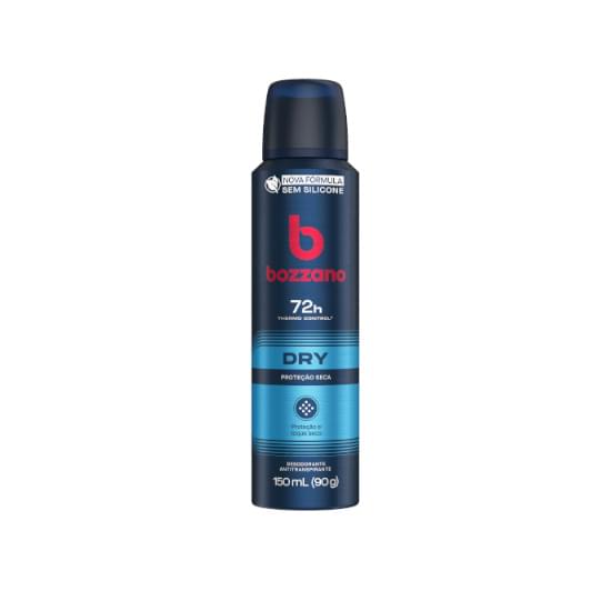 Imagem de Desodorante aerosol masculino bozzano dry proteção seca 48h 90g