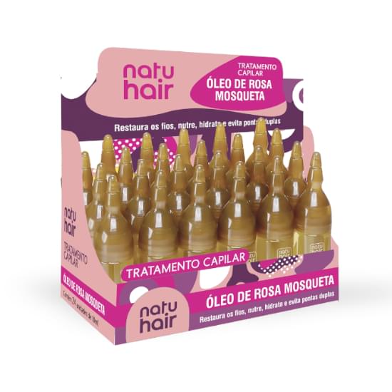 Imagem de Ampola natu hair óleo de rosa mosqueta 10ml