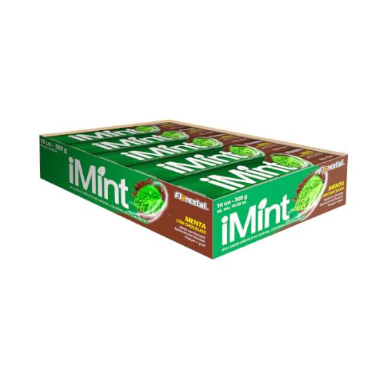 Imagem de Drops mastigável imint menta com chocolate 300g | display com 10 unidades