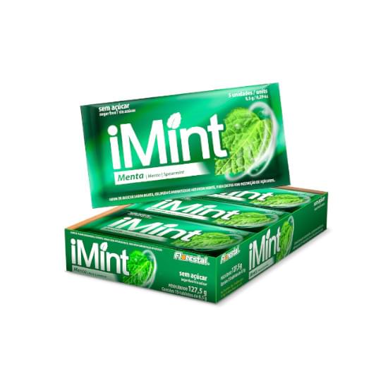 Imagem de Chiclés imint menta 127g | display com 15 unidades