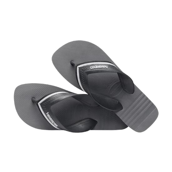 Imagem de Sandálias havaianas masculina hybrid free preto/cinza gelo 39/40