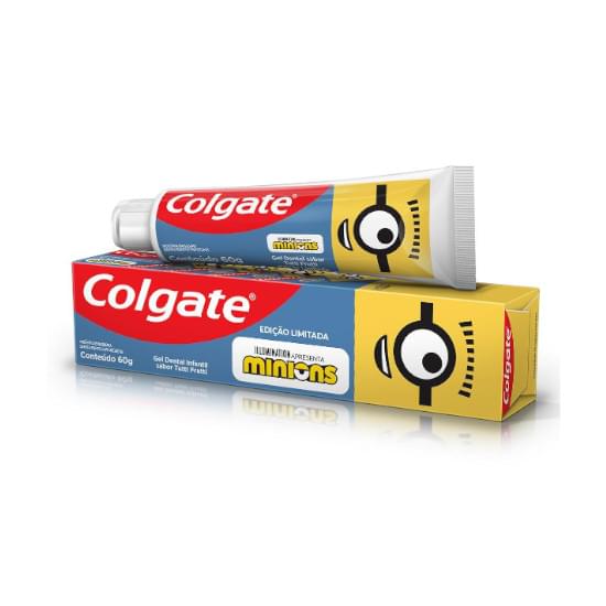 Imagem de Gel dental infantil com flúor tutti frutti minions colgate 60g