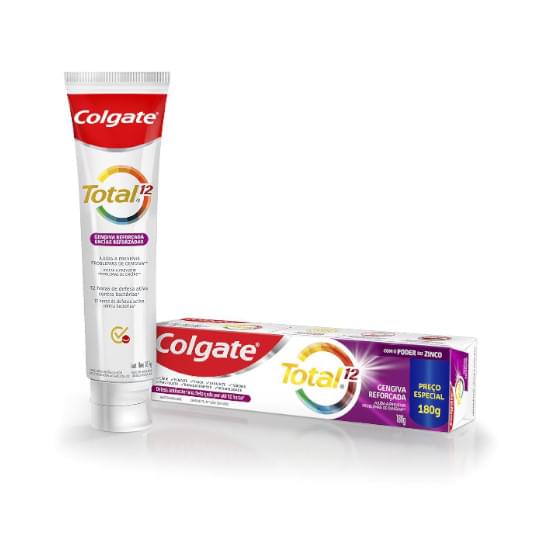 Imagem de Creme dental colgate total 12 gengiva reforçada 180g