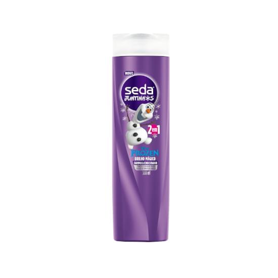 Imagem de Shampoo infantil 2 em 1 frozen seda juntinhos brilho mágico 300ml