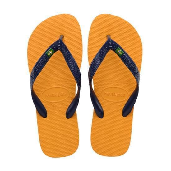 Imagem de Sandália havaianas unissex brasil laranja citrus 35/36