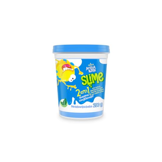 Imagem de Nazca shampoo slime 2 em 1 tutti-frutti acqua kids 200g azul