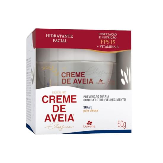 Imagem de Hidratante facial creme de aveia suave davene 50g