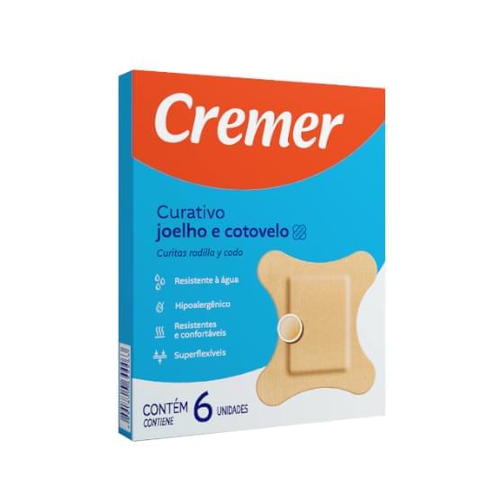 Imagem de Curativo joelho e cotovelo cremer | com 6 unidades