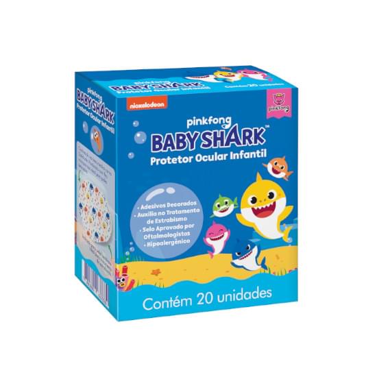 Imagem de Protetor ocular infantil baby shark cremer | com 20 unidades