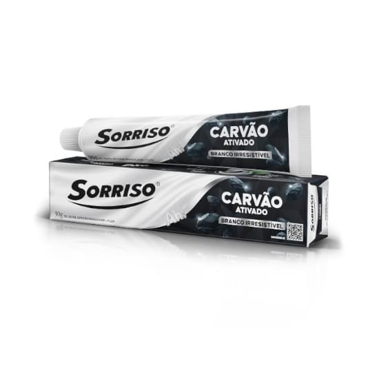 Imagem de Creme dental sorriso carvão ativado 90g