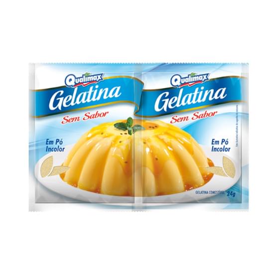 Imagem de Gelatina sem sabor qualimax 24g