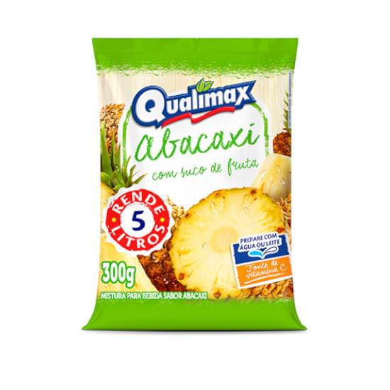 Imagem de Pó para refresco abacaxi qualimax 300g