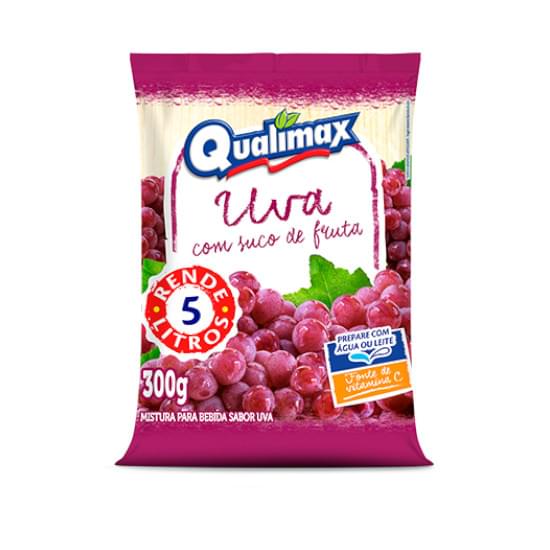 Imagem de Pó para refresco uva qualimax 300g