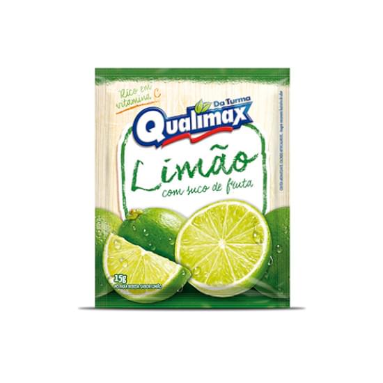 Imagem de Pó para refresco limão turma qualimax 15g | display com 15 unidades