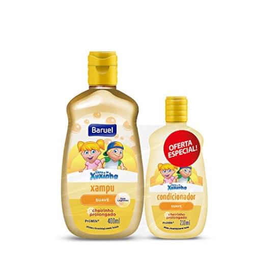 Imagem de Shampoo 400ml e condicionador 210ml turma da xuxinha suave oferta especial