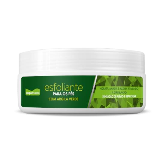 Imagem de Esfoliante para pés corpo-dourado com argila verde 150g