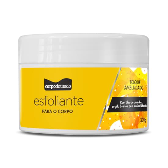 Imagem de Esfoliante para corpo corpo-dourado toque aveludado 300g