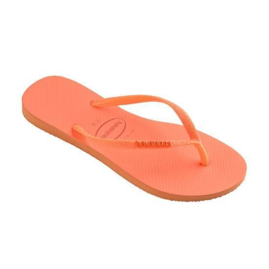 Imagem de Sandália havaianas feminina slim glitter neon coral spark 35/36