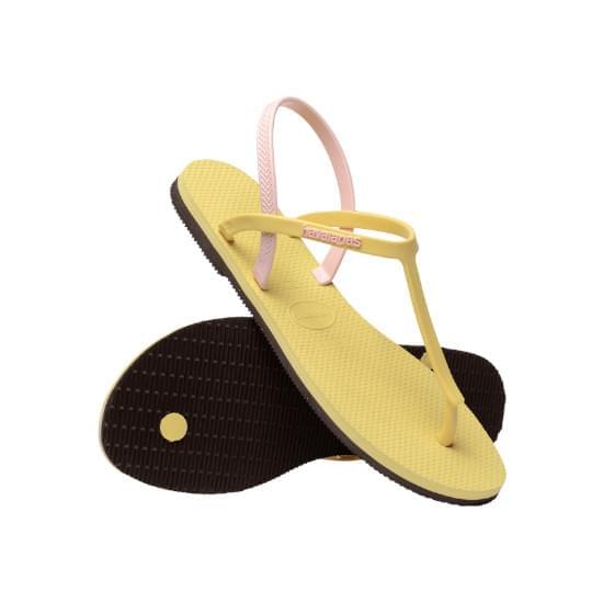 Imagem de Sandalias havaianas feminina you paraty marelo limão 34