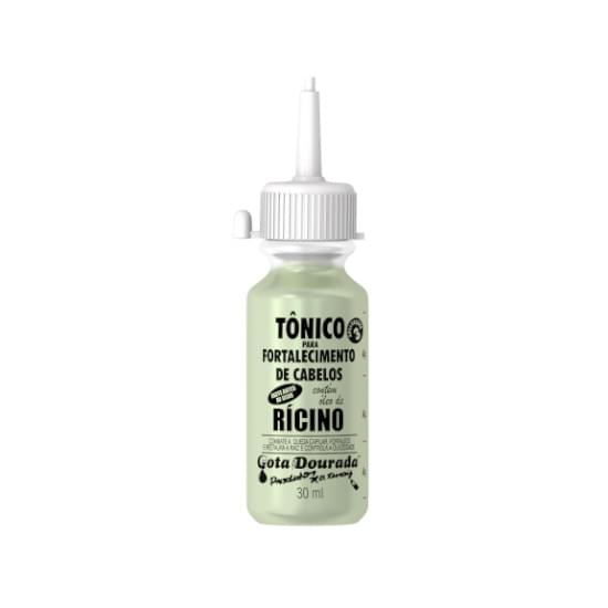 Imagem de Tônico gota dourada tratamento rícino 30ml | display com 12 unidades