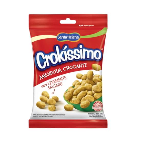 Imagem de Crokíssimo amendoim crocante sabor levemente salgado 150g