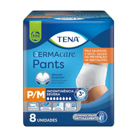 Imagem de Roupa intima tena pants dermacare p/m com 8 unidades