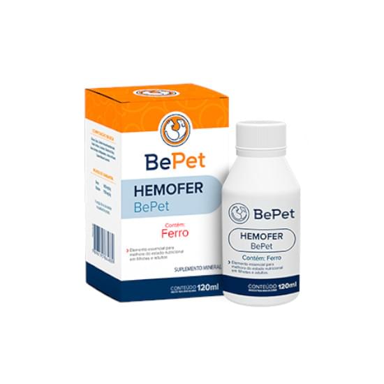 Imagem de Hemofer suplemento mineral bepet 120ml