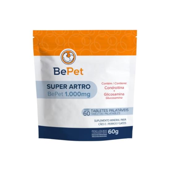 Imagem de Bepet suplemento super artro 60g