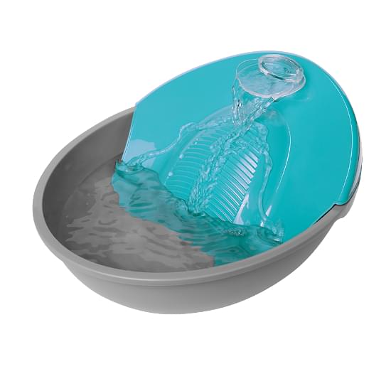 Imagem de Plast pet bebedouro purifi fonte petit azul tiffany