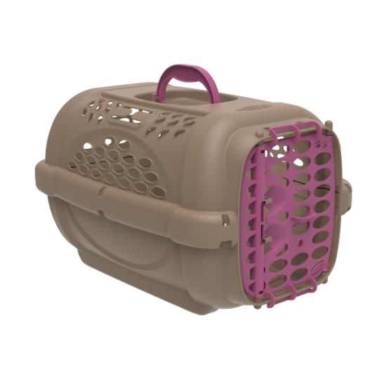 Imagem de Plast pet caixa de transporte panther gold n4 rosa