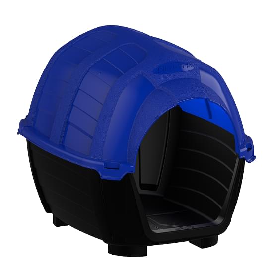 Imagem de Plast pet casinha stone house numero 1 azul