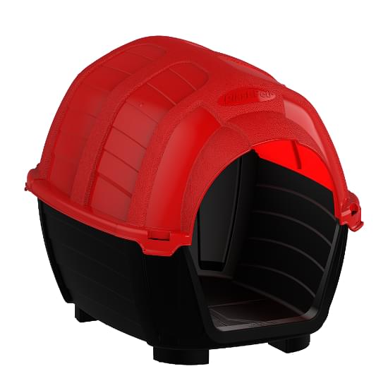 Imagem de Plast pet casinha stone house numero 1 vermelho