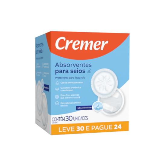 Imagem de Absorvente para seios cremer l30p24