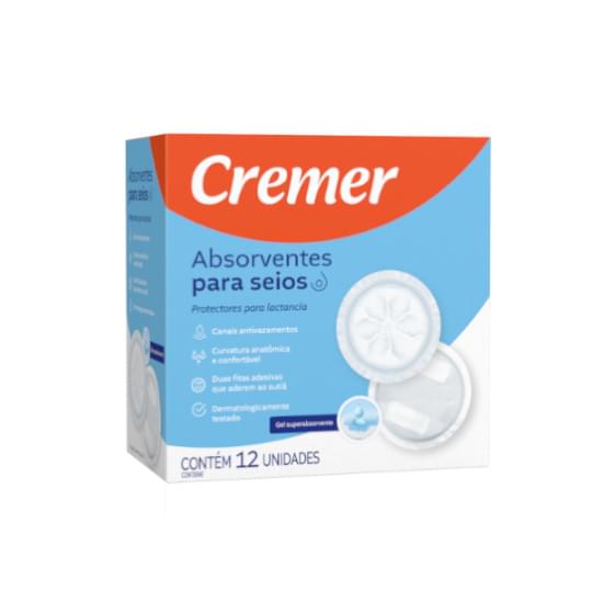 Imagem de Absorvente para seios cremer | com 12 unidades