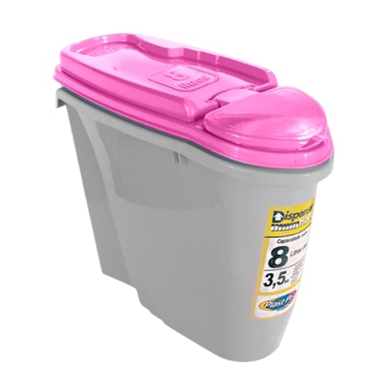 Imagem de Plast pet dispenser home 8l rosa