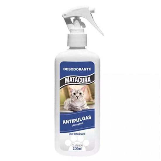 Imagem de Matacura desodorante antipulgas para gatos 200ml