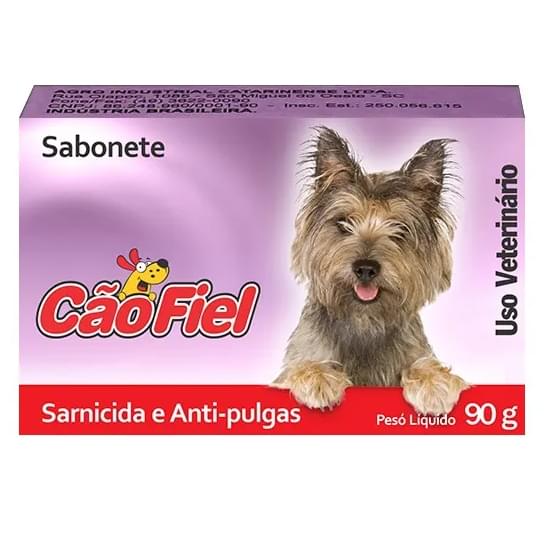 Imagem de Cao fiel sabonete sarnicida e anti - pulgas 90g