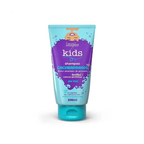 Imagem de Shampoo infantil cacheadinhos forever kids 200ml