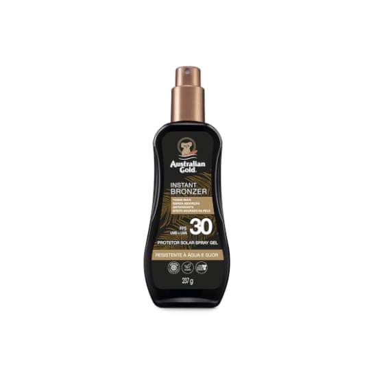 Imagem de Australian gold instant bronzer fps 30 protetor solar em spray 237g