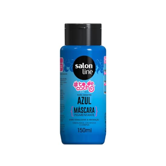 Imagem de Máscara pigmentante #todecacho azul salon line 150ml