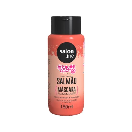 Imagem de Máscara pigmentante #todecacho salmão salon line 150ml