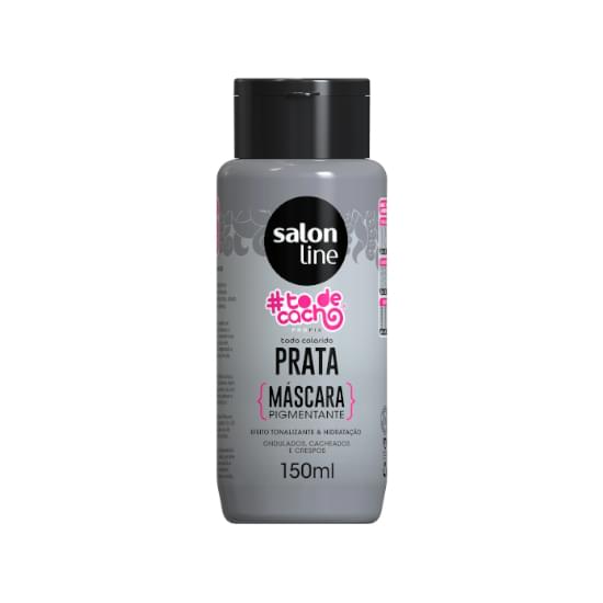 Imagem de Máscara pigmentante #todecacho prata salon line 150ml