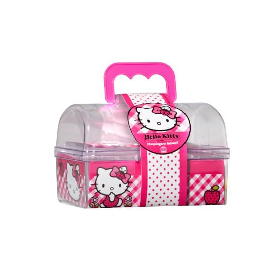 Imagem de View hello kitty bau com maquiagem