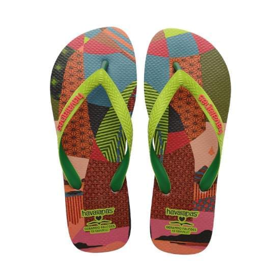 Imagem de Sandália havaiana unissex gerando falcões verde patria 41/42