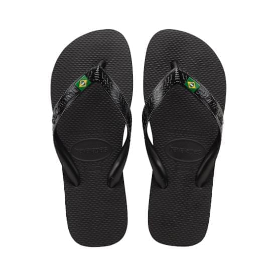 Imagem de Sandália havaianas unissex rasil light preto 39/40