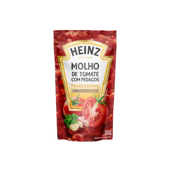 Imagem de Molho de tomate heinz tradicional sachê 300g